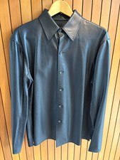 Handmade genuine lambskin leather jacket/shirt