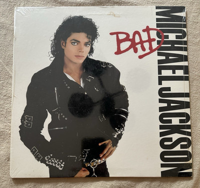 SEALED Michael Jackson - Bad - 1987 US 1st Press Album EPIC RECORDS (24B)