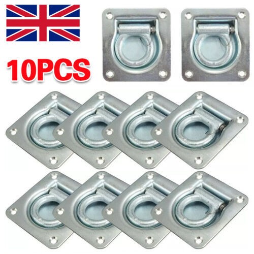 10x Recovery truck Trailer Recessed Flush Fit Lashing Ring Cargo Tie Down Anchor
