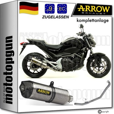 ARROW KOMPLETTANLAGE OP RACE-TECH ALUMINIUM C HONDA NC 700 S 2012 12 2013 13
