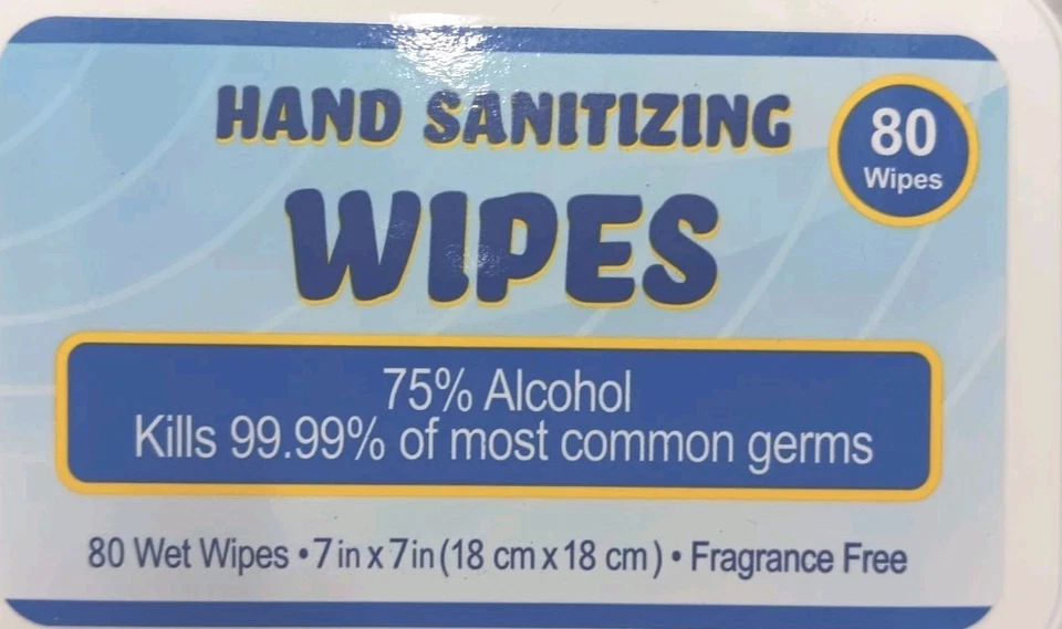 Ethyl-Alcohol Hand Sanitizing Wipes (6-24pks)80ct Unscented Large Alcohol Wipes - Image 4 of 4