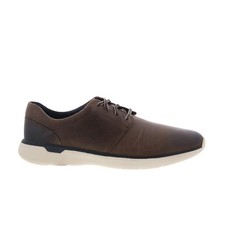 Johnston Murphy 20-7587 Mens Brown Extra Wide Oxfords Plain Toe Shoes