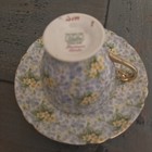 VTG Shelley Primrose Chintz Gold Trim Cup and Saucer Set England Fine Bone China — photo 6