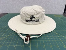USMC United States Marine Corps Beige Foldable Boonie Bucket Sun Hat by The Game