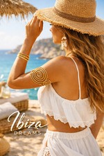 Oberarmband Armreif Goldfarben Griechisch Nickelfrei Elegant Ibiza Sensibling Co