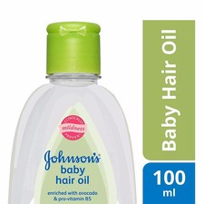 Johnson's Baby Hair Oil 100ml 3.3 Oz For Hair Growth Soft  Silky Touch