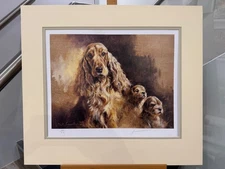 Mick Cawston - Cavalier King Charles Spaniels  - Mounted (In Stock)