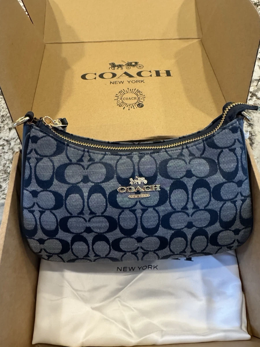 Coach Shoulder Bag Blue Bags & Handbags for Women for sale | eBay