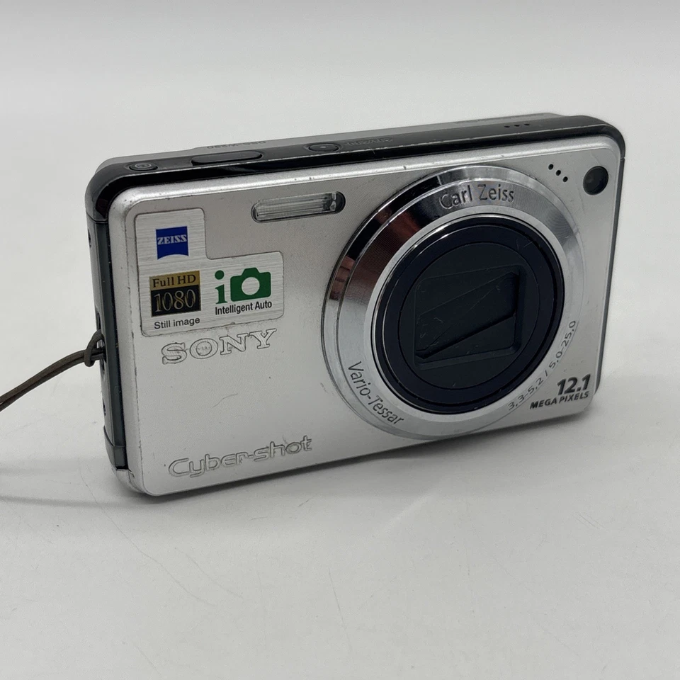 Sony Cyber-Shot DSC-W290 12.1MP Digital Camera w/ Case, SD Card & Charger Tested - Image 2 of 4
