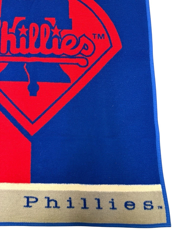 manta vintage Philadelphia Phillies 52x71 Foto 3 de 4
