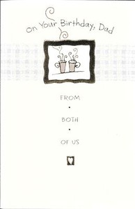 happy birthday dad from both of us