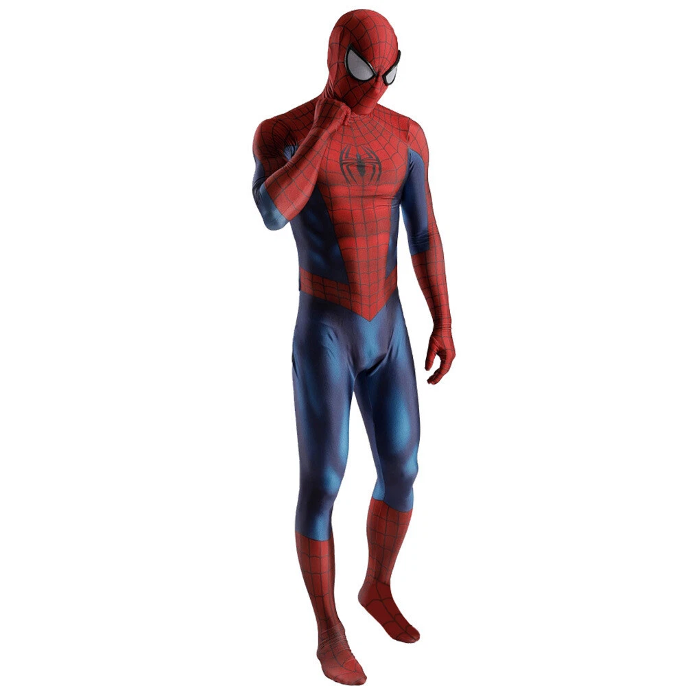 Ultimate Spider Man Jumpsuit Spiderman Costume Adult Kids Cosplay