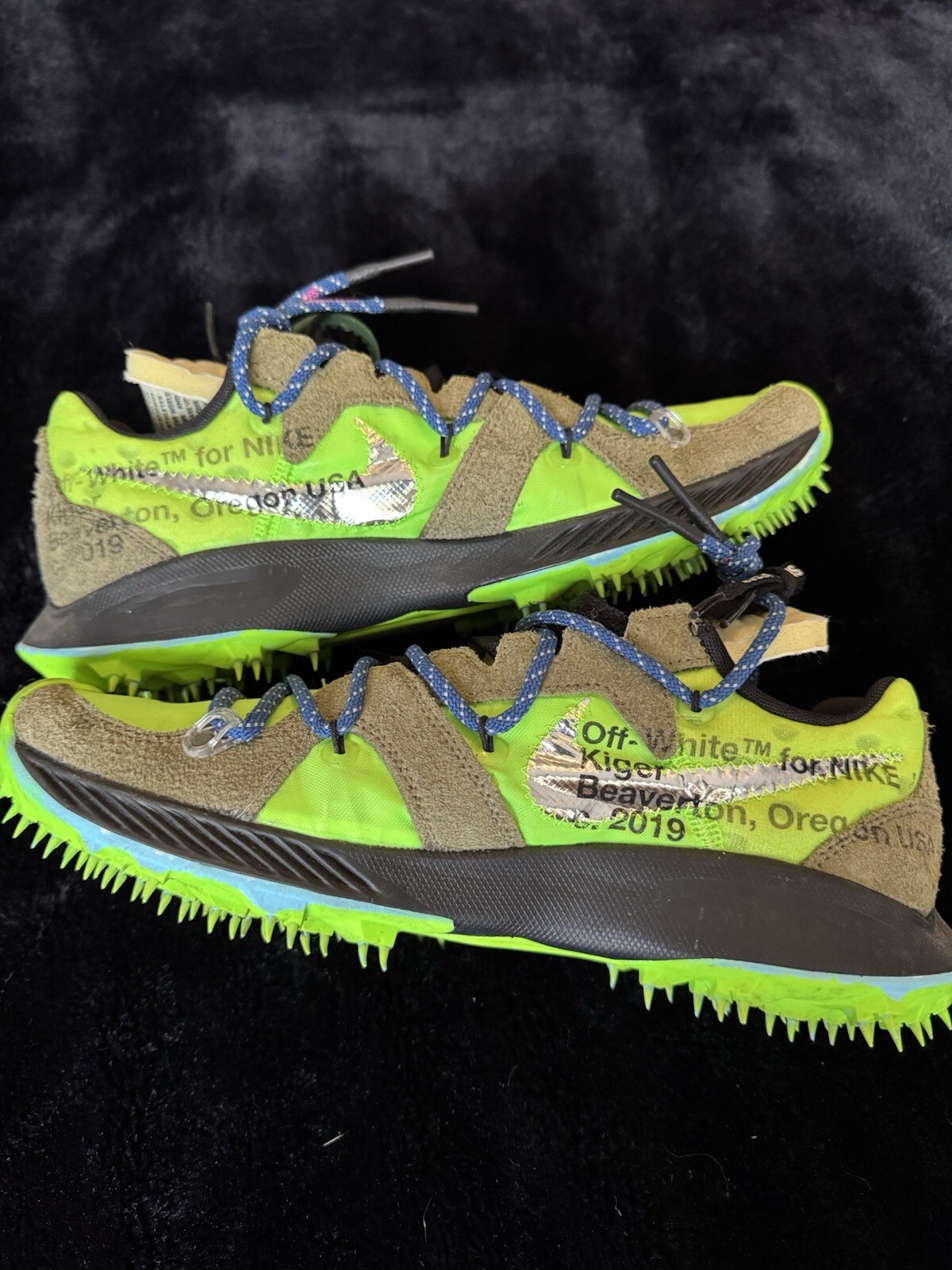 OFF WHITE X NIKE Uomo Taglia 8.5 Nike Off White x Air Zoom Terra Kiger 5 Elettrico (Donna’s 10)