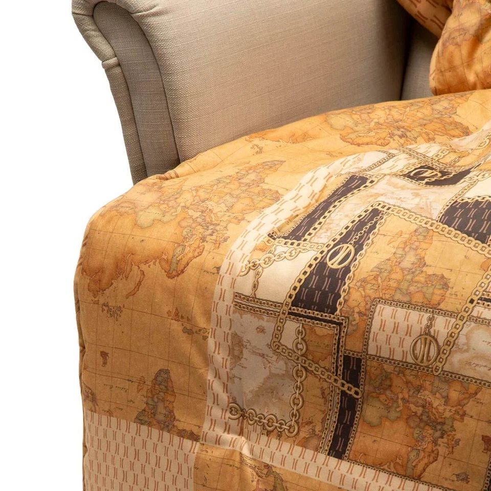 Plaid Geo Chain di Alviero Martini in Raso 130x170 cm X279 - Immagine 3 di 3