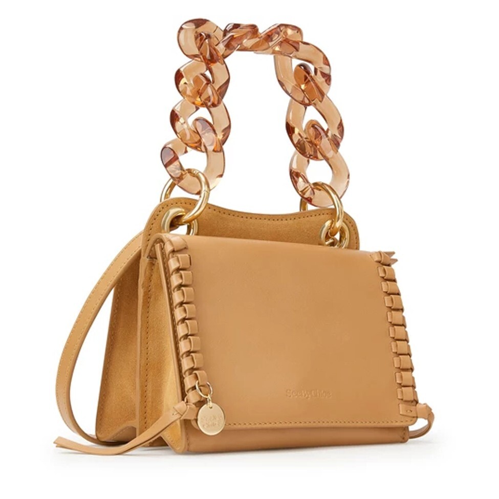 NWT See by Chloe Mini Tilda Shoulder Bag Biscotti Beige