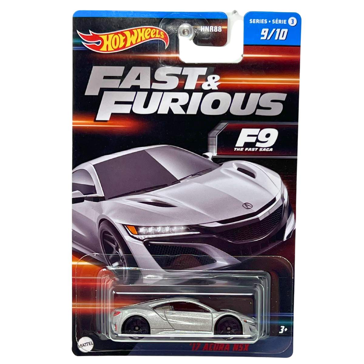 Hot Wheels Fast & Furious '17 Acura NSX F9 The Fast Saga 1:64