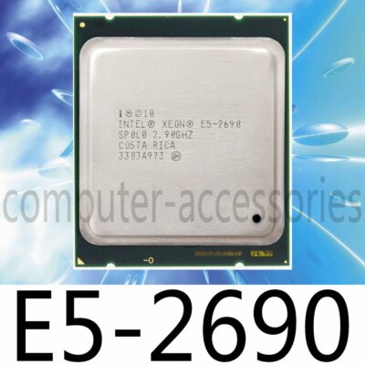 Intel Xeon E5-2690 2.90GHz 8Core 20MB 16 Threads 135W LGA 2011 CPU Processor