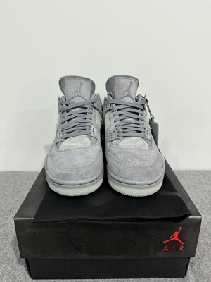 Jordan 4 Retro x KAWS Cool Grey 2017 Men's US 8 Brand New