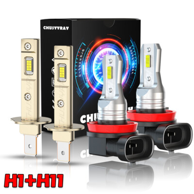 For Ford Fiesta 2014-2017 1.0L 1.6L 6000K Cool White LED Headlight High Low Bulb