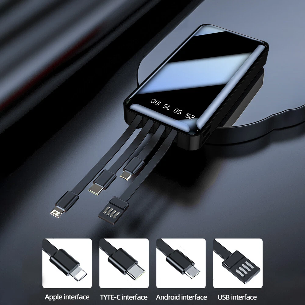 Power Bank 4USB 900000mAh Portable External Battery Backup Charger Fast Charging Power Bank 4USB 900000mAh Portable External Battery Backup Charger Fast Charging