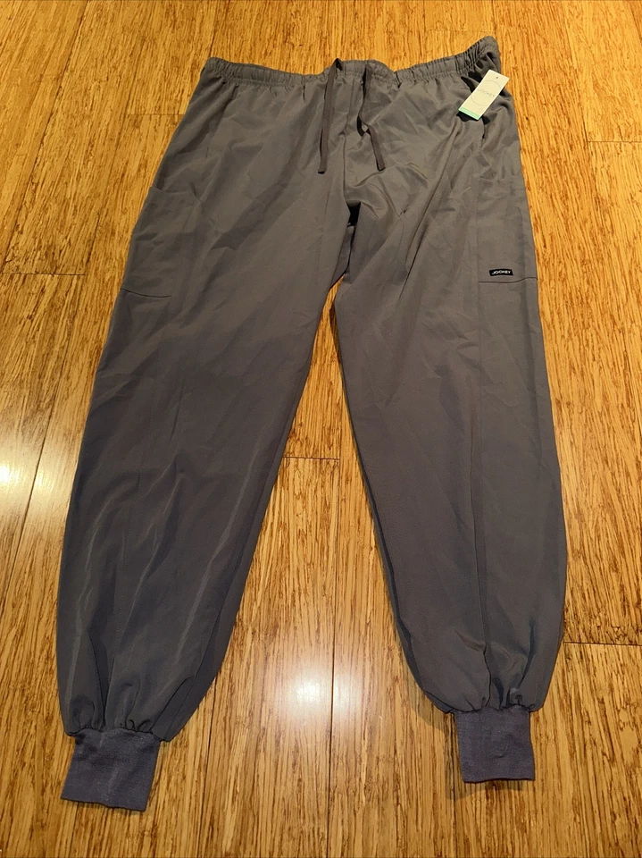 Pantalones de chándal Jockey para mujer, estilo 2481. Nuevo con etiquetas talla 2X peltre Foto 2 de 4