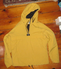 Pull & Bear Classic Anorak Puffer Jacket Yellow Women's Size Large