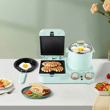 Breakfast Station 3 in 1 Breakfast Station Household Breakfast Maker, Non-stick