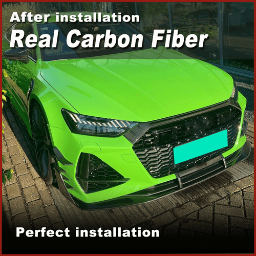 DRY Carbon Frontlippe Spoilerlippe Frontspoiler für Audi RS7 Sportback 2020-2023 - Bild 3 von 12