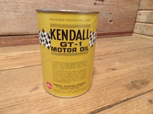 OLIO DA CORSA VINTAGE KENDALL GT-1 NOS FULL QUART CAN COMPOSITO - Foto 6 di 7
