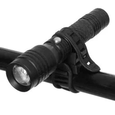 1-Strong Flashlight Holder - Adjustable Bicycle Light Clip -ATV and more
