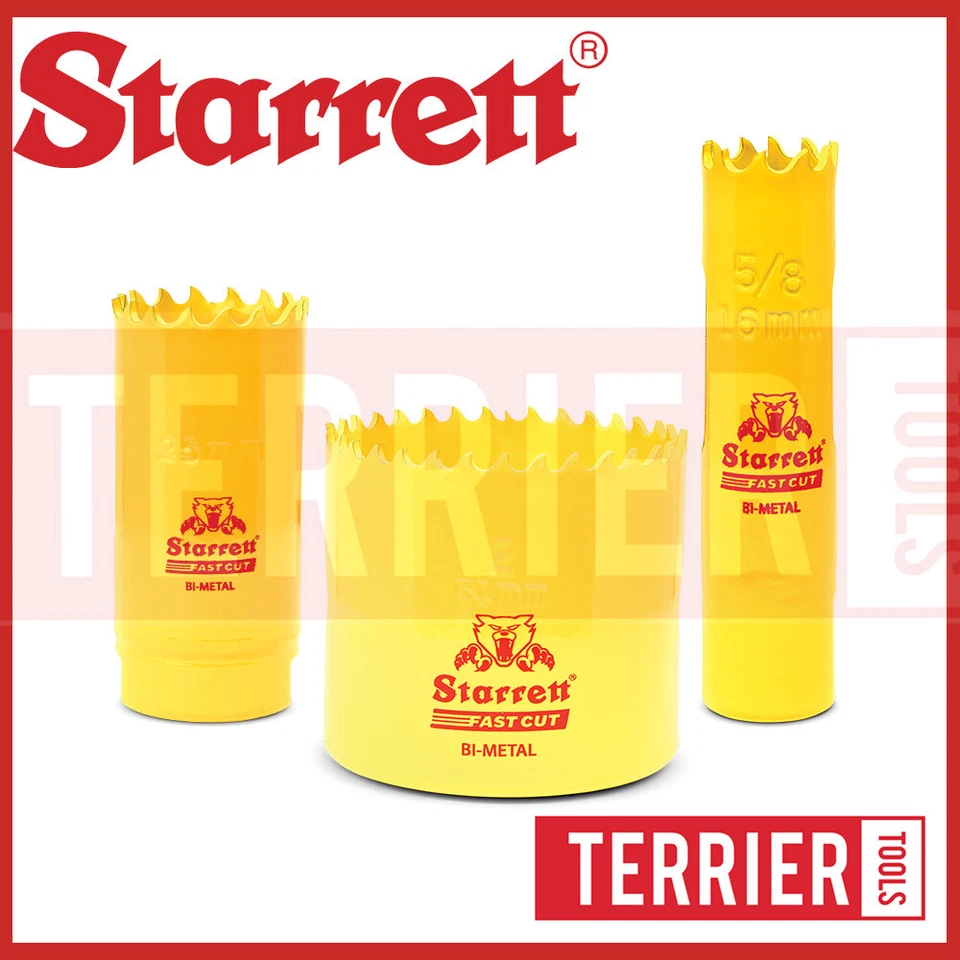 Starrett Holesaw FCH Fast Cut Bi-Metal Holesaw 14mm - 210mm Starret Hole Saw