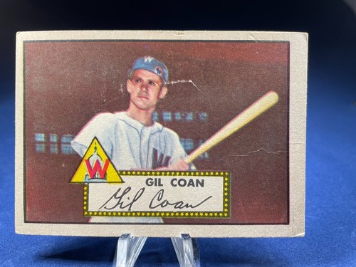 1952 Topps Baseball minderwertige Karte Gil Coan #291 Washington Senators