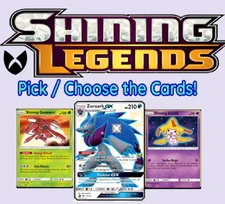 SHINING LEGENDS - Pick / Choose the Card - Pokemon TCG - Bulk, Holo, Rare, lots