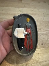 Ashtray Burlesque Speakeasy Saloon NSFW Nude Collector Metal Cigar Aficionado