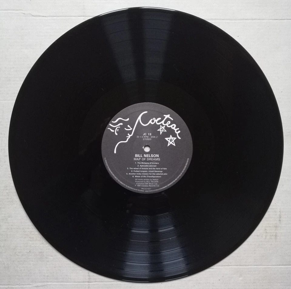 BILL NELSON - Map of Dreams - VINILE LP 1987 - Imagen 3 de 3