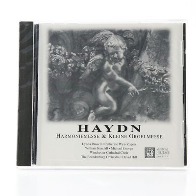 Haydn: Harmoniemesse & Kleine Orgelmesse, David Hill (CD 1996) SEALED Crack Case
