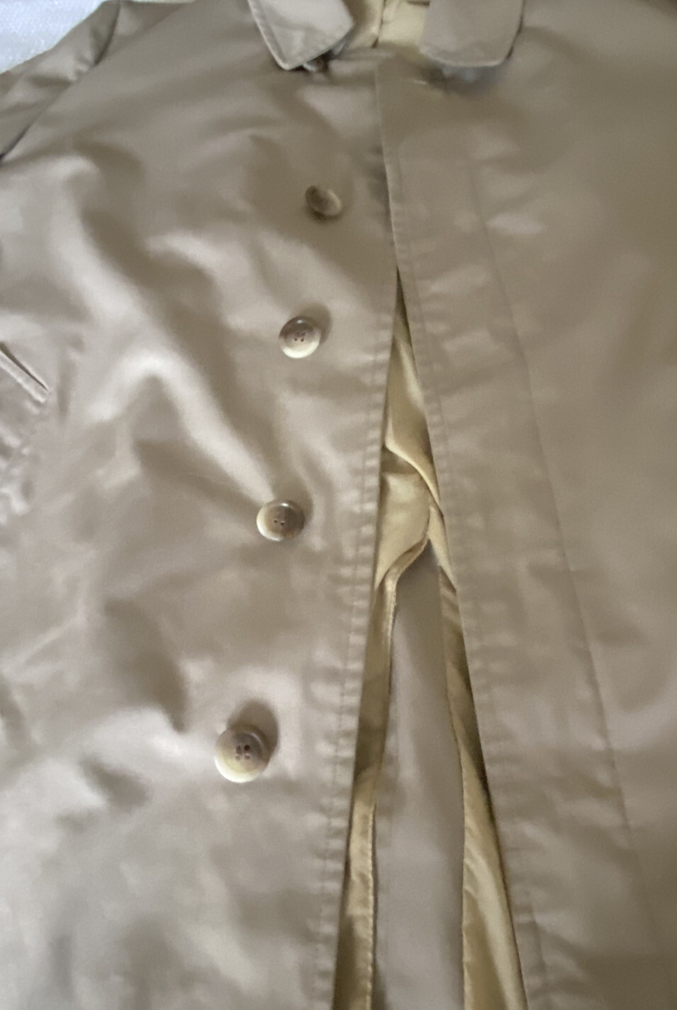 London Fog Men's Khaki Trench/Rain Coat With Zip Out … Gem