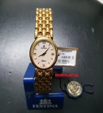 LADIES FEAST GOLD WATCH. Weight 46 gr. Reference 306/1. OFFICIAL 2 YEAR WARRA...