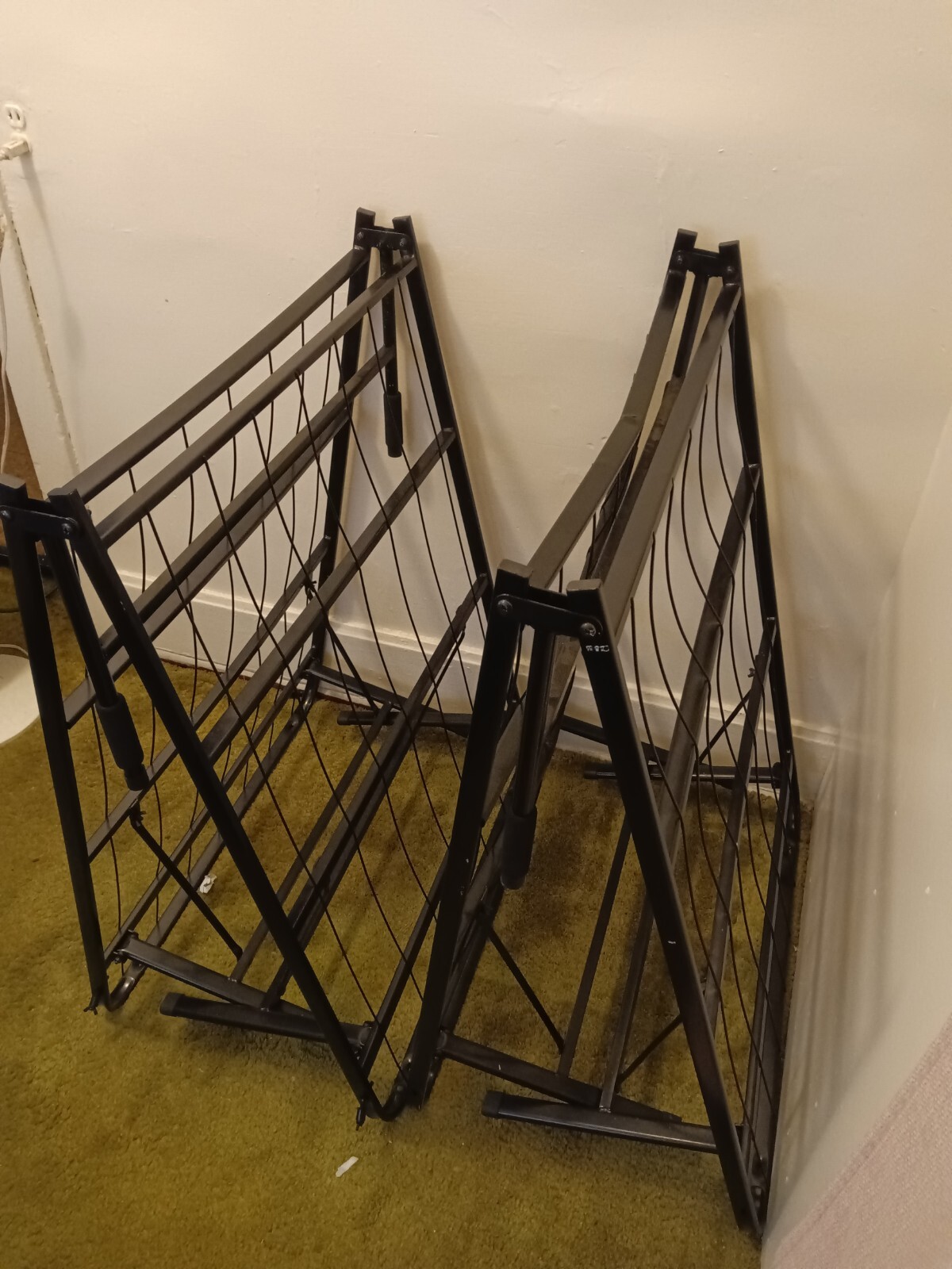 2 Piece Heavy Duty Mattress Foundation, Metal Platform Bed F