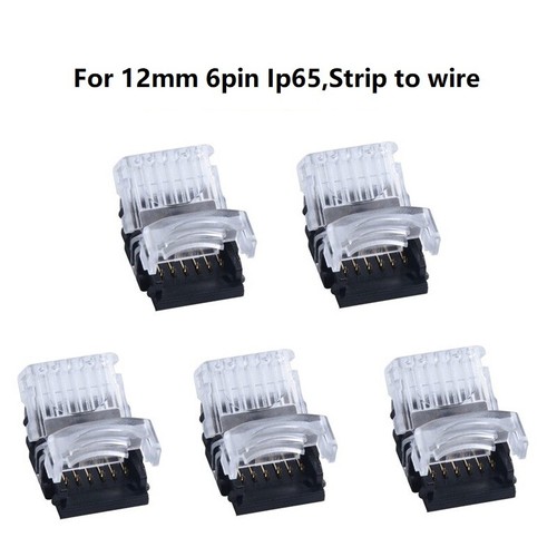 Wire to Strip Clips Connector 2Pin/3Pin/4Pin/5Pin/6Pin 8/10/12mm for LED Strip A - Picture 20 of 26