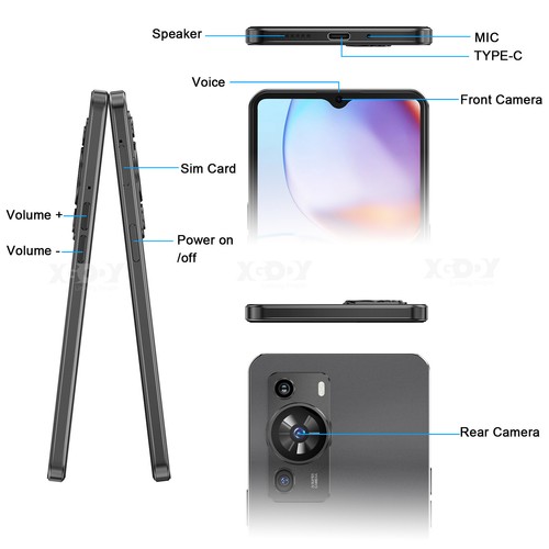 2025 Neu Smartphone Handy Android 6,6" Ohne Vertrag Octa Core 2SIM 3GB+32GB 18MP - Bild 10 von 15