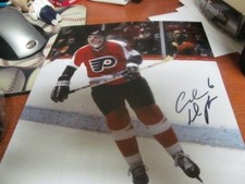 Andre Moose Dupont Philadelphia Flyers Signed 8x10 Photo COA
