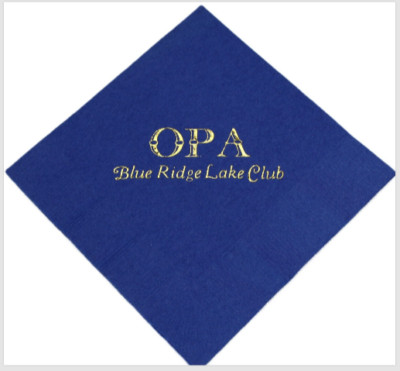 100 personalized beverage napkins wedding  graduation party birthday custom