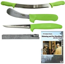 AuSable Brand 5 Piece Fur Handling and Skinning Kit - Premium Quality