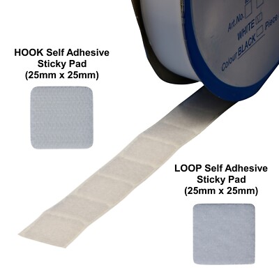 Weiße selbstklebende selbstklebende quadratische Form Pads Größe 25 mm x 25 mm