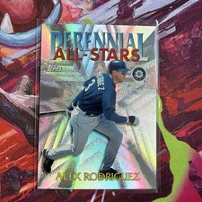 1999 Topps - Perennial All Stars Alex Rodriguez #PB9 Refractor SP