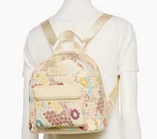 Peanuts Snoopy Cottage Floral Spring All Over PrintMini Backpack NEW By Bioworld