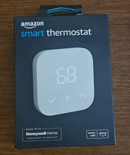 Alexa-Powered Smart Thermostat – No C-Wire Required | Brand New