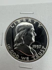🔥 1957 United States Proof Franklin Half Dollar 50c 90% Silver Coin GEM