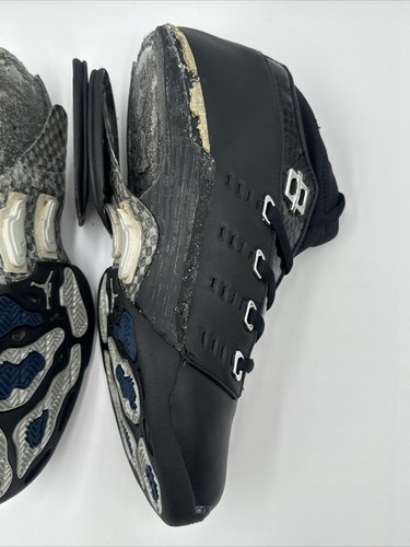 Air Jordan 17 OG Low Negro Cromo 2002 Talla 8.5 Totalmente Nuevo 303891-004 - Imagen 7 de 22